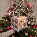  PolarB Activity Box Drewniane Edukacyjne Centrum Gier 5w1 kostka