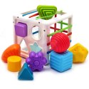  BABY Elastyczna Kostka Sensoryczna Sorter dla Dzieci Kolorowe Kształty 11 el.