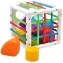  BABY Elastyczna Kostka Sensoryczna Sorter dla Dzieci Kolorowe Kształty 11 el.