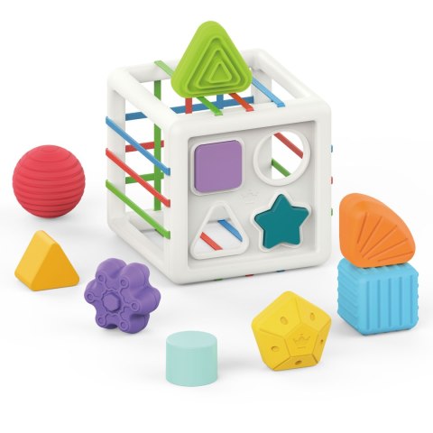  BABY Elastyczna Kostka Sensoryczna Sorter dla Dzieci Kolorowe Kształty 11 el.