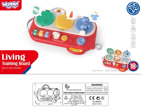  BABY Odkryj i Sprawdź Zabawka Manipulacyjna Edukacyjna