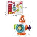  BABY Piłka Kosmiczna Rakieta 6w1 Montessori 18m+