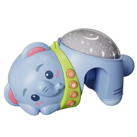  BABY Projektor Gwiazd Rzutnik Lampka Nocna dla Dzieci Słonik