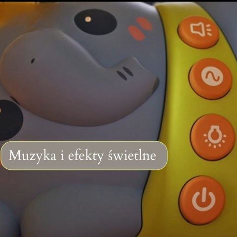  BABY Projektor Gwiazd Rzutnik Lampka Nocna dla Dzieci Słonik