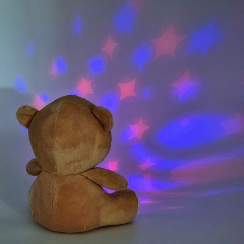  BABY Przytulanka Usypiacz Projektor 2w1 Miś - 10 Kołysanek