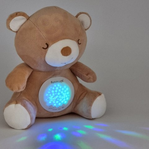  BABY Przytulanka Usypiacz Projektor 2w1 Miś - 10 Kołysanek