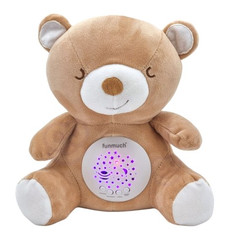  BABY Przytulanka Usypiacz Projektor 2w1 Miś - 10 Kołysanek