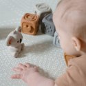  BABY Zestaw Edukacyjna Piramdka Klocki Sensoryczne 2w1 Gryzak Cyferki