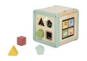  GREEN Drewniana Kostka Aktywności Multifunkcyjna Edukacyjna Sorter