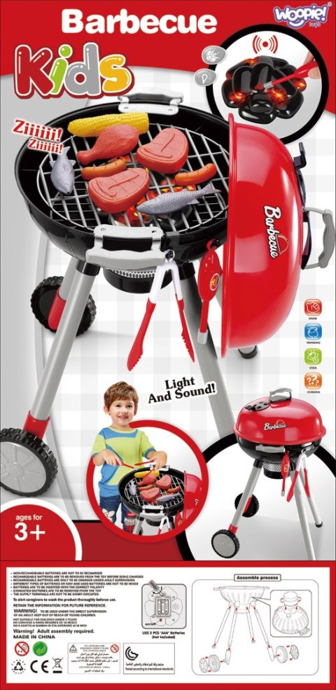 Grill dla Dzieci ze Światłem i Dźwiękiem + Akc.