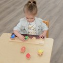  Drewniana Grządka Edukacyjna Liczby, Kolory i Warzywa