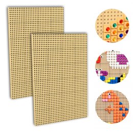  Tablica Naukowa Kreatywna STEM Zestaw 2 Sztuki + Panel Montażowy 120x80cm