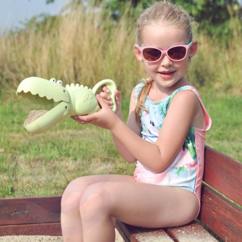  GREEN Krokodyl Łopatka Zbierak do Piasku i Wody Zielona BIODEGRADOWALNY ORGANICZNY MATERIAŁ