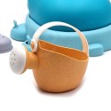  GREEN Zestaw 2w1 do Piasku i Wanny Żółwik Niebieski 8 el. BIODEGRADOWALNY ORGANICZNY MATERIAŁ