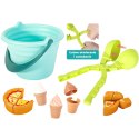  Zestaw do Piasku FUN ICE CREAM Lody 2w1 Fabryka Śnieżek 15 el.