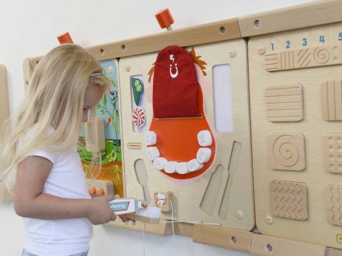  Higiena Jamy Ustnej Ścienna Tablica Sensoryczna Flex Montessori