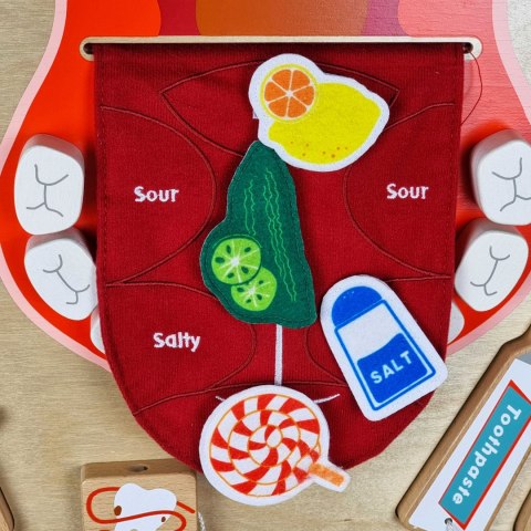  Higiena Jamy Ustnej Ścienna Tablica Sensoryczna Flex Montessori