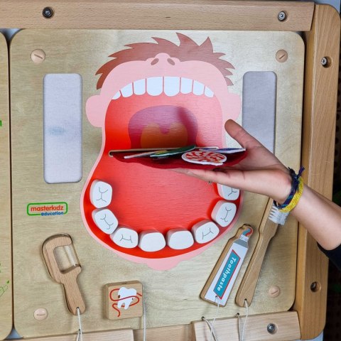 Higiena Jamy Ustnej Ścienna Tablica Sensoryczna Flex Montessori