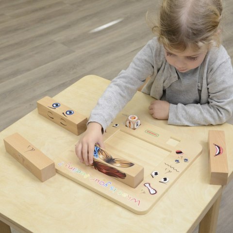  Nauka Emocji Gra Drewniana Montessori