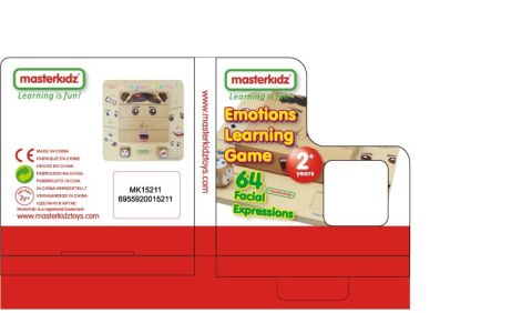  Nauka Emocji Gra Drewniana Montessori