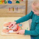  Nauka Zdrowej Higieny Jamy Ustnej na Przykładzie Pieska - Tablica Ścienna Edukacyjna Montessori