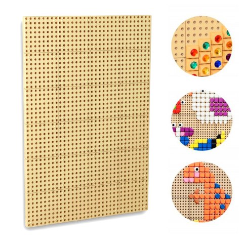  Panel Ścienny Tablica Naukowa Kreatywna STEM 120x80 cm Bez Panelu Montażowego