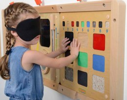  Tablica Edukacyjna Rozpoznawanie Materiałów Faktur Zmysł Dotyku