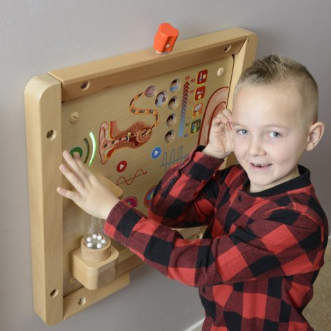 Tablica Edukacyjna Zmysł Słuchu Montessori