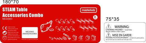  Zestaw Akcesoriów Mix Kołeczki Śrubki Narzędzia 352 el.