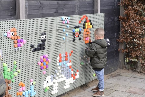  Zestaw Kołeczki w kształcie figur geometrycznych 64szt do tablic STEM