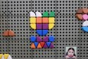  Zestaw Kołeczki w kształcie figur geometrycznych 64szt do tablic STEM