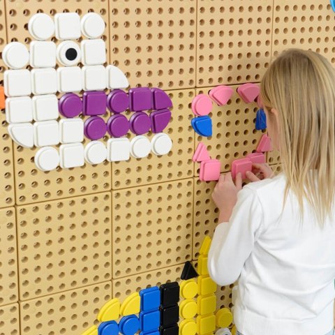  Zestaw Kołeczki w kształcie figur geometrycznych 64szt do tablic STEM