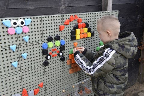  Zestaw Kołeczki w kształcie figur geometrycznych 64szt do tablic STEM