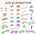  Zestaw Konstrukcyjny Tor dla Piłek Tablica STEM 209elementów