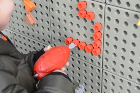 Zestaw Narzędzia Z Wkrętarką 8 Elementów Do Tablicy Naukowo-Kreatywnej STEM