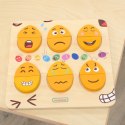  Tablica do Nauki Emocji Drewniane Jajka jaki Humor? Montessori