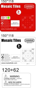  Układanka Mozaika Nauka Kolorów i Kształtów Tangram Montessori