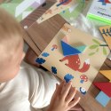 TOOKY TOY Puzzle Tangram Układanka dla Dzieci Nauka Kształtów Figury Kształty 18el.