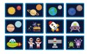 TOOKY TOY Układanka Magnetyczna Puzzle Montessori Pudełko Edukacyjne Kosmos 72 el.