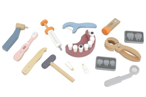  PolarB Drewniany Zestaw Dentysty Torba