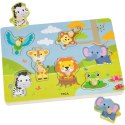  Puzzle Dźwiękowe Dopasuj Zwierzęta Egzotyczne