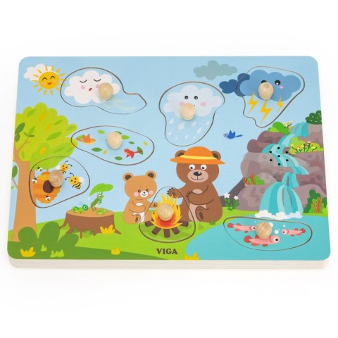  Puzzle Dźwiękowe Odkrywamy Naturę