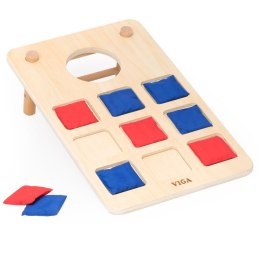 Viga Gra Zręcznościowa 2w1 Kółko i Krzyżyk + Cornhole - Rzut Do celu