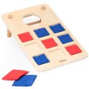 Viga Gra Zręcznościowa 2w1 Kółko i Krzyżyk + Cornhole - Rzut Do celu