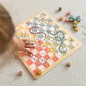  GREEN Gry Planszowe Logiczne 2w1 Ludo Chińczyk + Węże i Drabiny