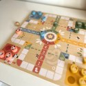  GREEN Gry Planszowe Logiczne 2w1 Ludo Chińczyk + Węże i Drabiny