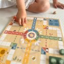  GREEN Gry Planszowe Logiczne 2w1 Ludo Chińczyk + Węże i Drabiny