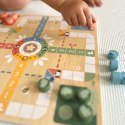  GREEN Gry Planszowe Logiczne 2w1 Ludo Chińczyk + Węże i Drabiny