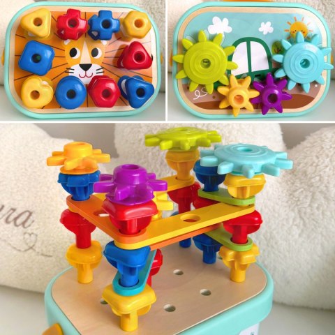  GREEN Konstrukcyjny BOX Motoryczny Montessori 12w1 FSC