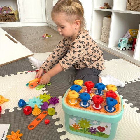  GREEN Konstrukcyjny BOX Motoryczny Montessori 12w1 FSC